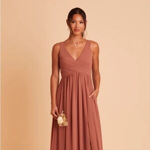 Birdy Grey Laurie Empire Dress in Chiffon Desert Rose size XL